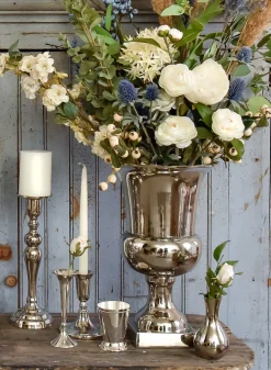 15.5in Tall Nickel Urn