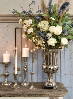15.5in Tall Nickel Urn