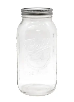 9.5in Tall of 1/2 Glass Gallon Mason Canning Jar With Lid