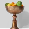 14in Tall Old Copper Bowl