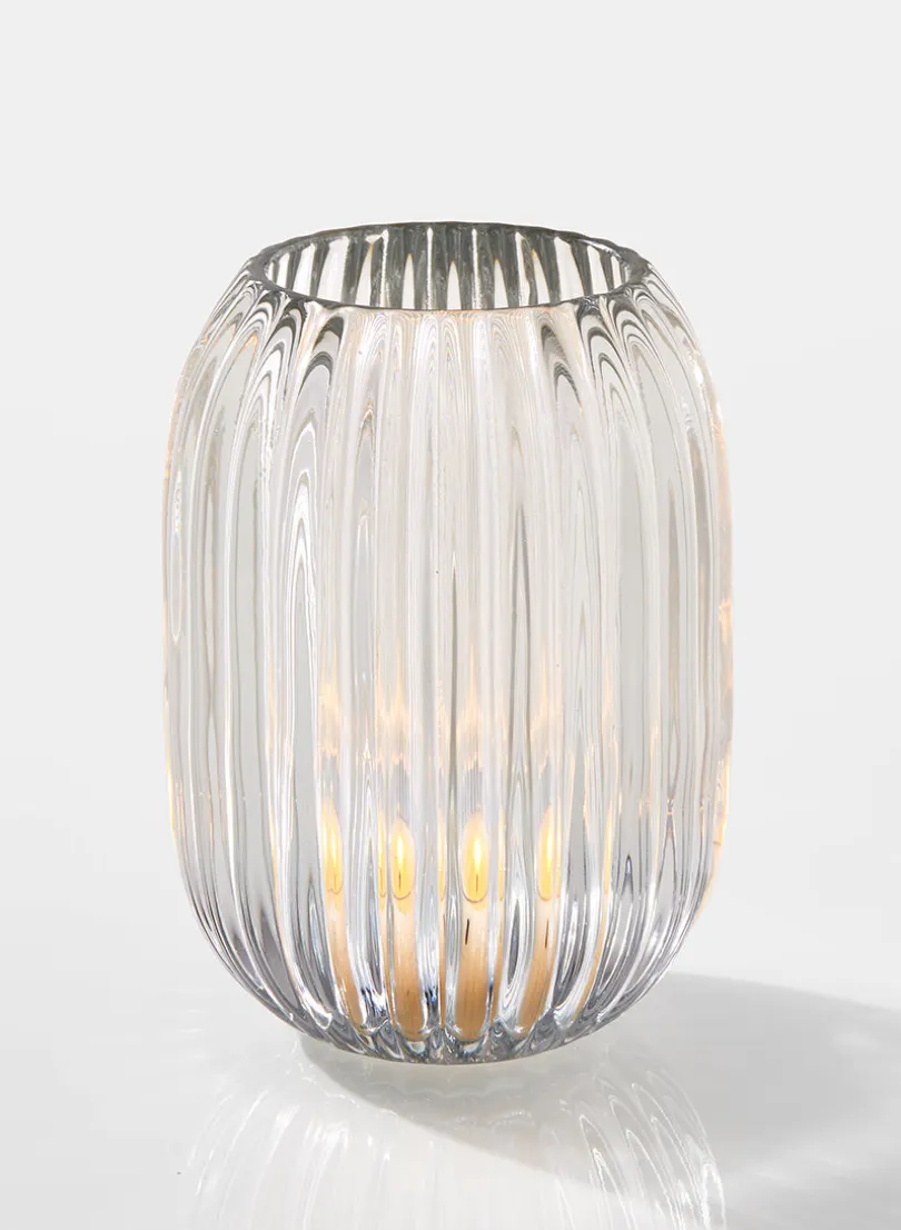 5in Tall Optical Clear Glass Votive Holder