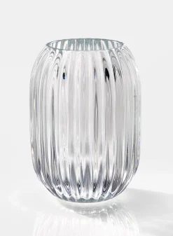 5in Tall Optical Clear Glass Votive Holder