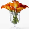 5.25in Tall Optical Glass Mini Urn Vase