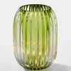 5in Tall Optical Glass Votive Holder