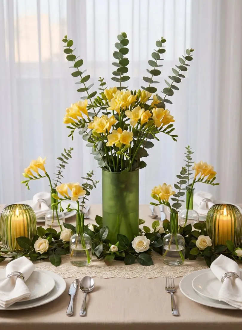 5in Tall Optical Glass Votive Holder