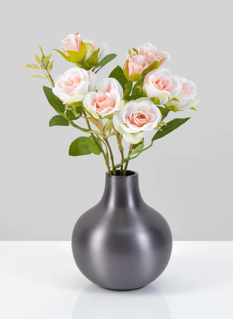 4.5in Tall Oviedo Platinum Mini Vase