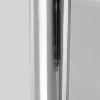 17in Tall Polished Aluminum Cylinder Vase
