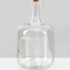 7.5in Tall Rio Bottle Glass Terrarium, Small