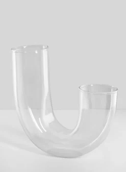 6.5in Tall Serpent Glass Vase