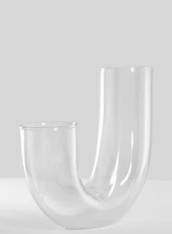 6.5in Tall Serpent Glass Vase
