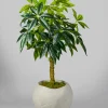 13in Tall Shirak Poly-Stone Sand Beige Planter