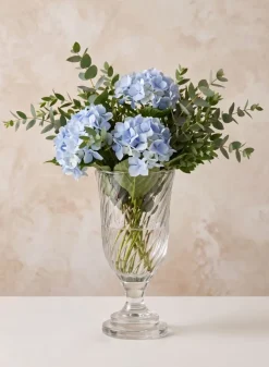 9.75in Tall Shirley Swirl Urn Glass Vase