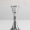 4.5in Tall Silver Metal Candlestick, Case of 6