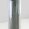 9.5in Tall Smoke Pasteur Dual Tone Tube Glass Vase, Set of 2