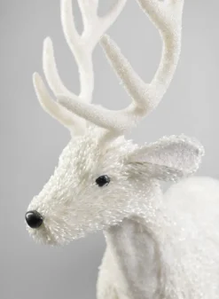 40in Tall Snow Deer