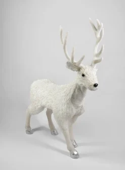 40in Tall Snow Deer