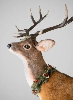 38in Tall Standing Deer Ornament