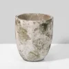 5in Tall Sturgeon Moon Aged Cement Planter