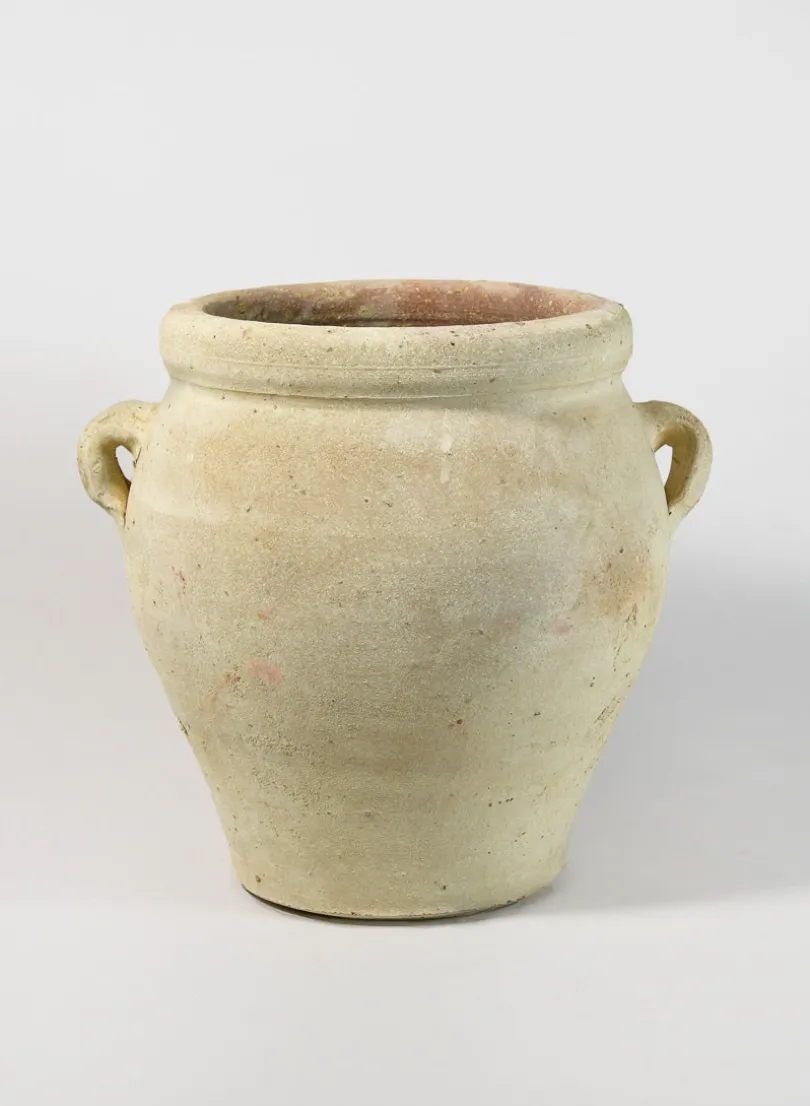12.25in Tall Tunisian Handmade Hydria Jar with Handles Pot