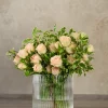 5in Tall Vienna Pleated Glass Cylinder