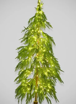 60in Tall Warm White Pre-Lit Christmas Tree (300 Lights)