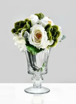 6in Tall Windsor Glass Mini Urn