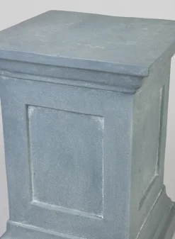 18.5in Tall Zinc Ceramic Pedestal