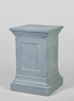 18.5in Tall Zinc Ceramic Pedestal