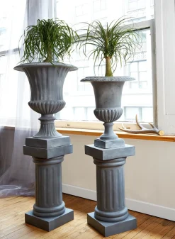 30in Tall Zinc Urn