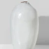 5 1/2in White Glazed Potter's Bud Vase