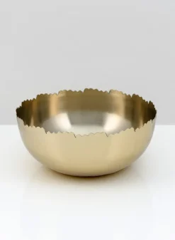 6.75in Wide Alamgir Gold Iron Bowl