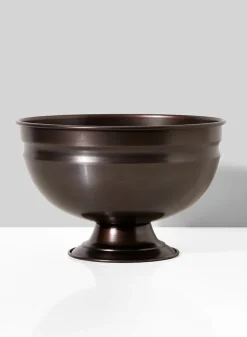 10in Wide Antique Copper Bowl