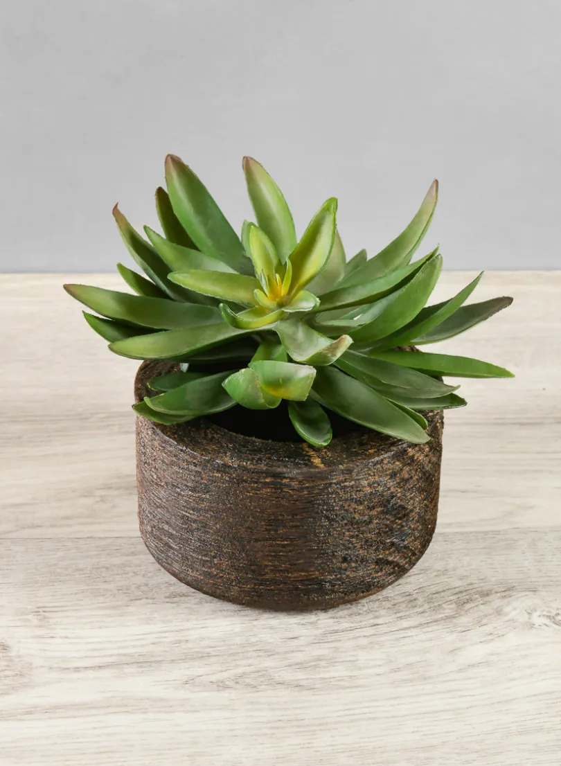 4.5in Wide Banjara Reclaimed Look Black Rugged Wood Bowl