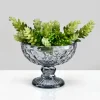 5in Wide Bombon Smoke Candy Glass Dish