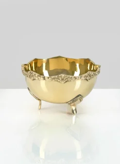 4.25in Wide Brass Polished Bowl