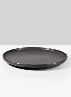 10.75in Wide Bronze Ceramic Plate
