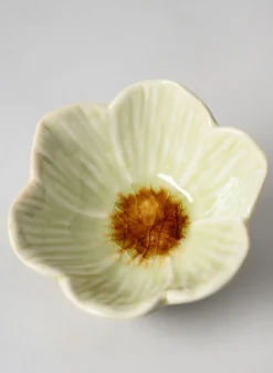3.75in Wide Chantille Mini Flower Ceramic Bowl, Set of 4