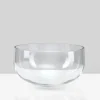 6in Wide Clear Glass Bowl