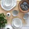 6in Wide Freeform Edge Ceramic Potter's Bowl