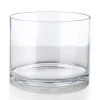 8in Wide Glass Cylinder Vase