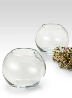 6in Wide Glass Fishbowl