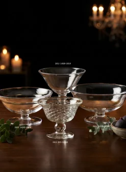 7.5in Wide Glass Table Bowl