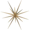 8in Wide Gold Starburst Ornament