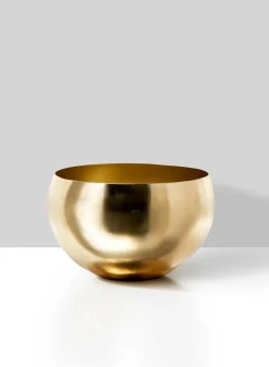 5.25in Wide Gold Steel Bowl