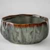 6.5in Wide Grey Glazed Leif Ceramic Bowl