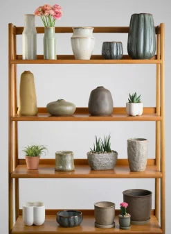 6.5in Wide Grey Glazed Leif Ceramic Bowl