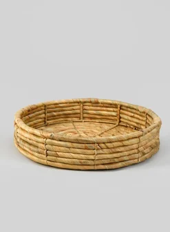 14in Wide Lumpur Water Hyacinth Tray