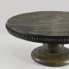 12in Wide Mahdi Brushed Black Cake Plate