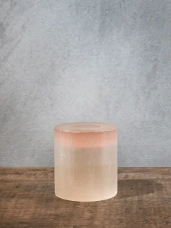 3in Wide Moroccan Selenite Trunk Votive