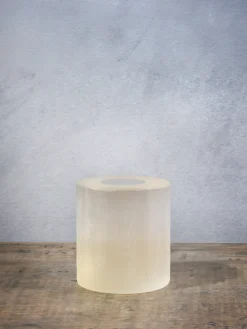 3in Wide Moroccan Selenite Trunk Votive